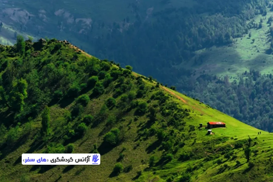 مسیر سفر از نمک آبرود تا ساحل خزر