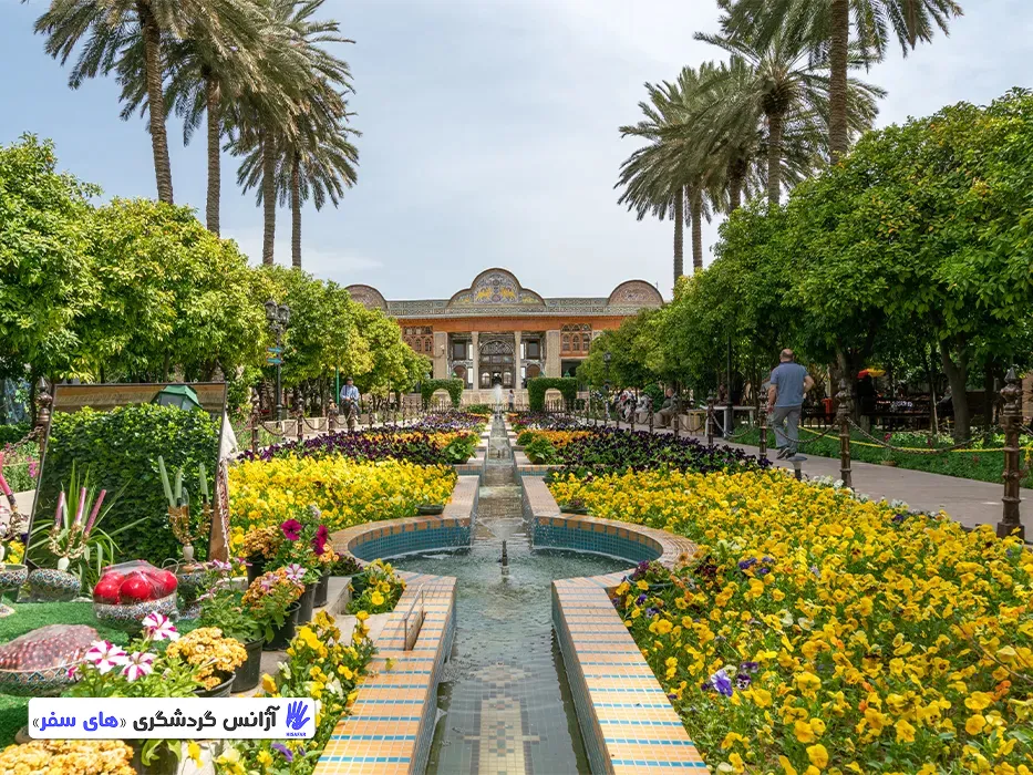 باغ ارم و باغ دلگشا؛ تماشای شکوفههای بهاری