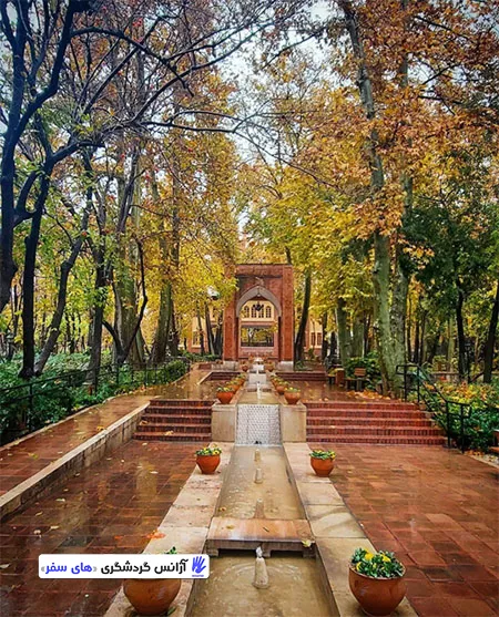 فضای سبز و معماری زیبای باغ